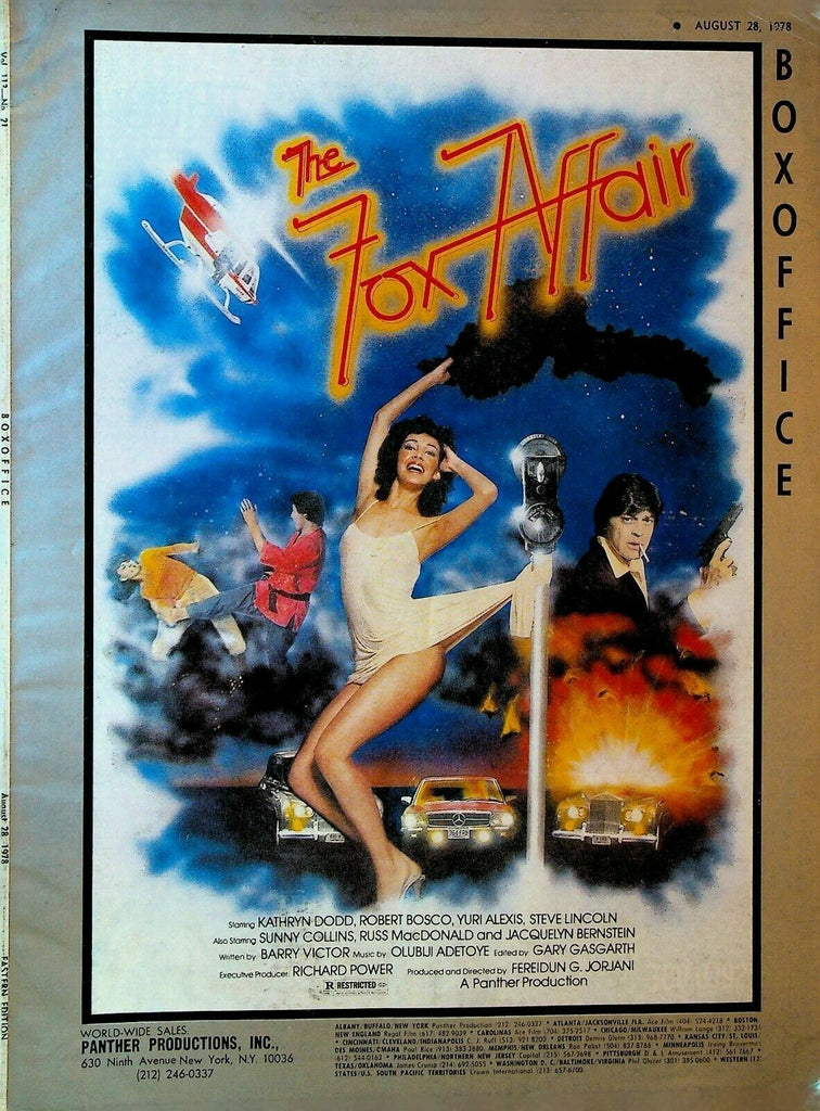 Boxoffice August 28 1978 Fox Affair Moonraker Superman Watership Down