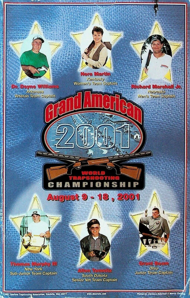 Grand American Trapshooting Tournament Program 2001 102nd Annual