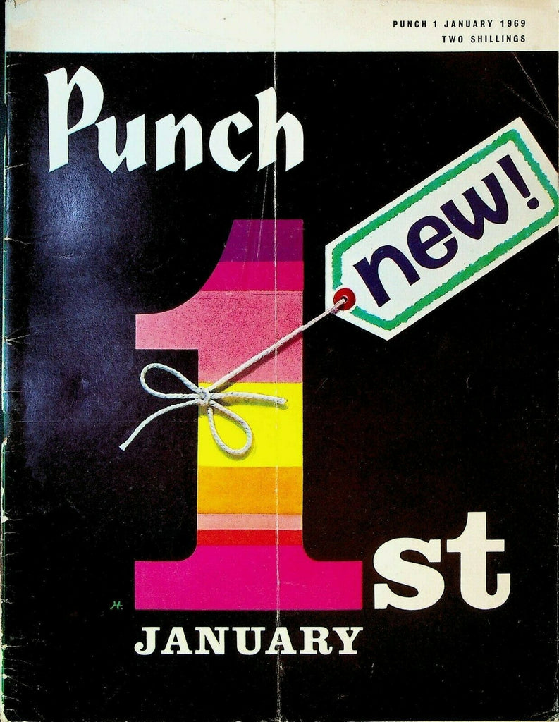 Punch Magazine January 1 1969 New Year's Day Cover