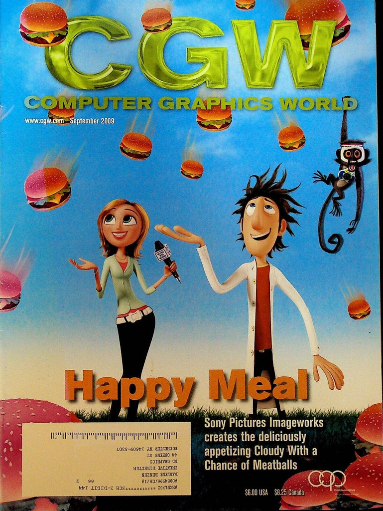 Computer Graphics World Magazine September 2009 Cloudy w/ a Chance of Meatballs