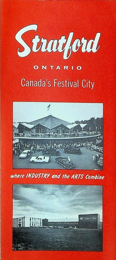 Stratford Ontario Canada 1966 Travel Booklet Festival City Christopher Plummer