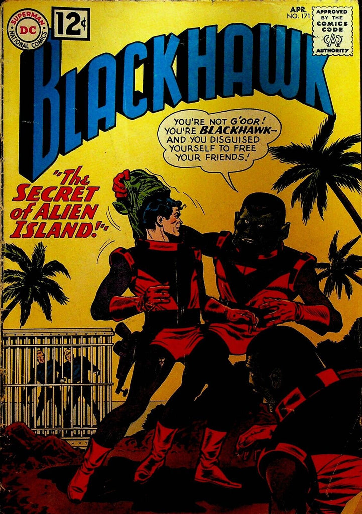 Blackhawk 171 DC Comics 1962 The Secret of Alien Island