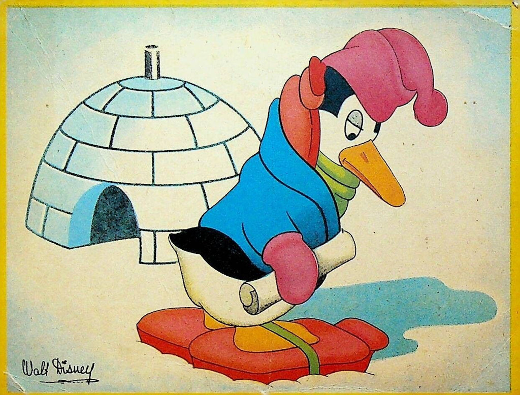 Pablo the Penguin Walt Disney Three Caballeros Postcard 1942 Brownlee