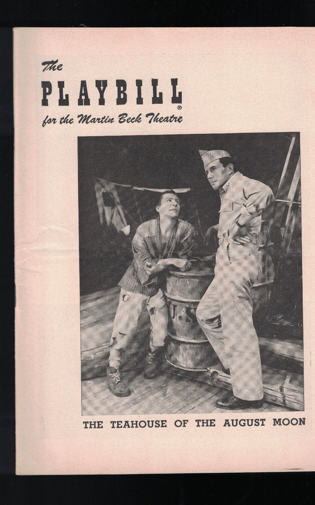 Teahouse of the August Moon Playbill March 8 1954 John Forsythe David Wayne