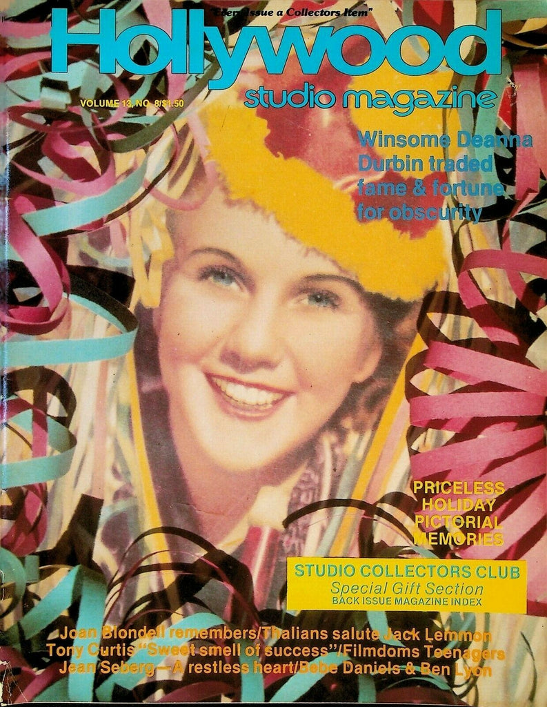 Hollywood Studio Magazine December 1979 Joan Blondell Tony Curtis Ann Blyth