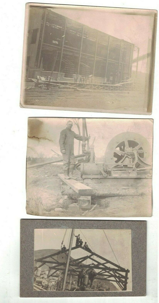 Construction Occupation Framing Building Photo Lot of 14 1900s