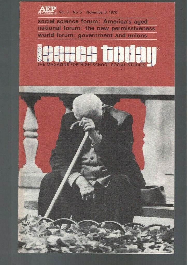 Issues Today Magazine November 6 1970 Commission on Obscenity Elderly