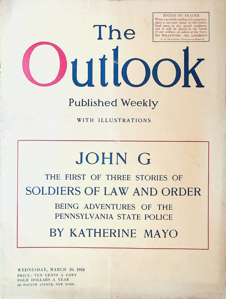 The Outlook March 20 1918 WWI Women Voters Japan Russia