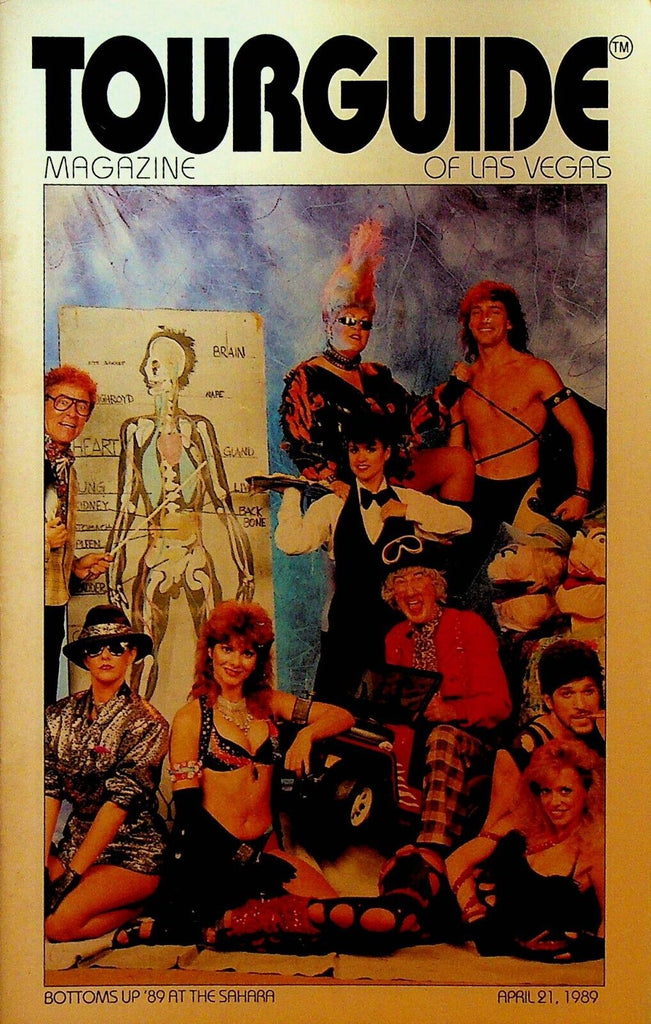 Las Vegas Tourguide Magazine April 21 1989 Bottoms Up at the Sahara