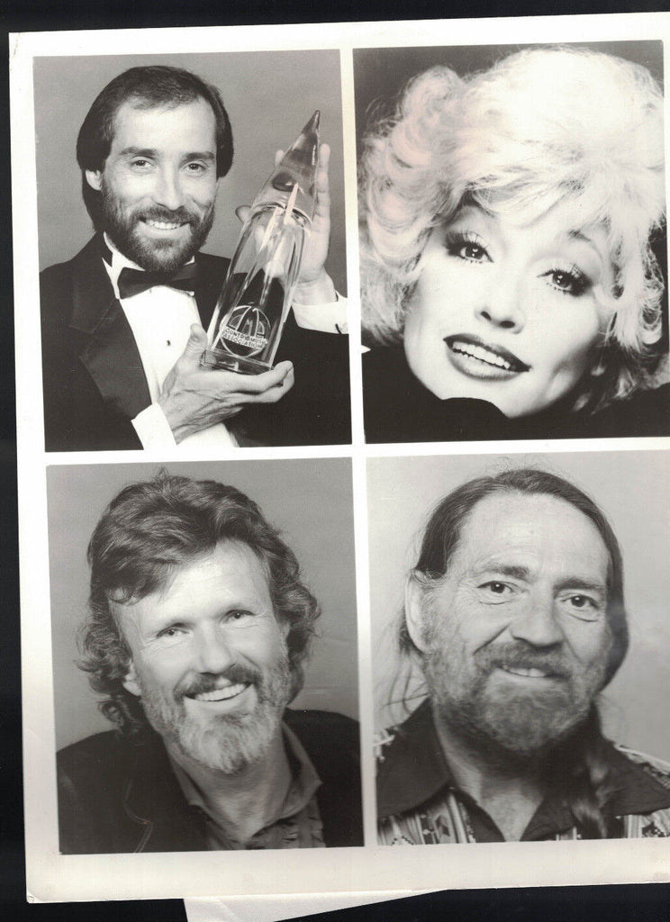 Lee Greenwood Dolly Parton Willie Nelson Kris Kristofferson CBS 1984 CMA Photo