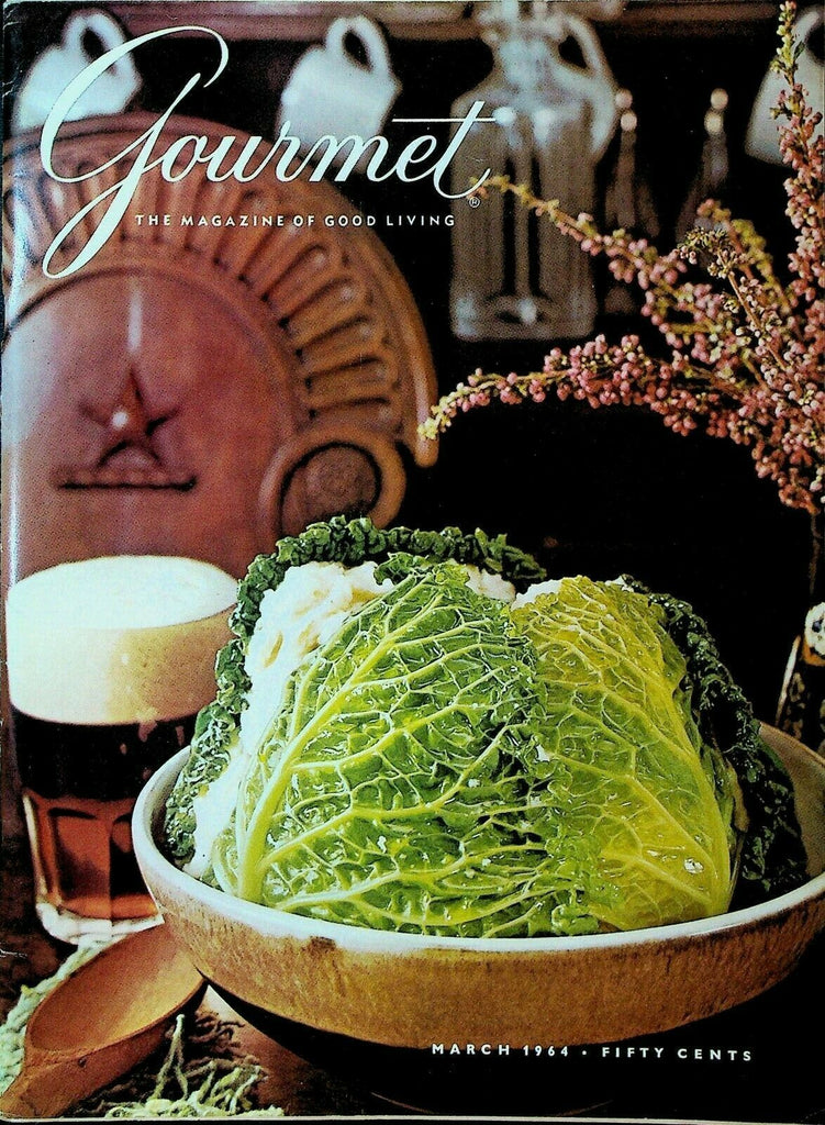 Gourmet Magazine March 1964 Lenten Meals Nagy Vasar Great Fair