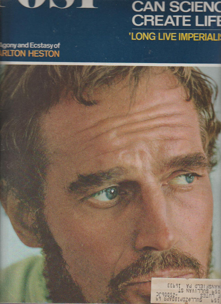 Saturday Evening Post July 3 1965 Charlton Heston Dr Gordon Seagrave