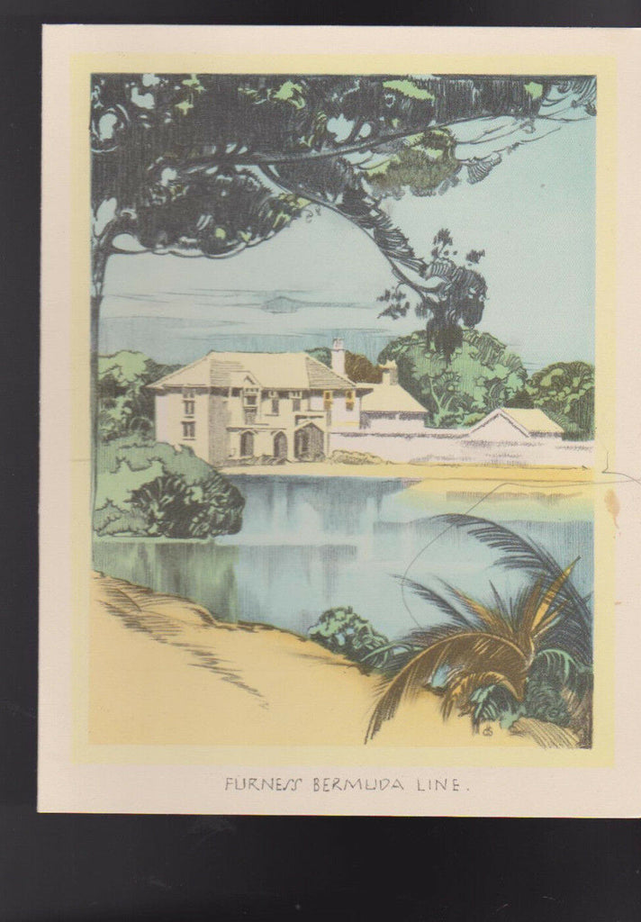 Furness Bermuda Line Queen of Bermuda Luncheon  Menu March 8 1959