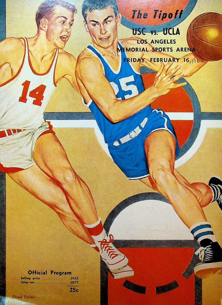 USC v UCLA College Basketball Program February 16 1962