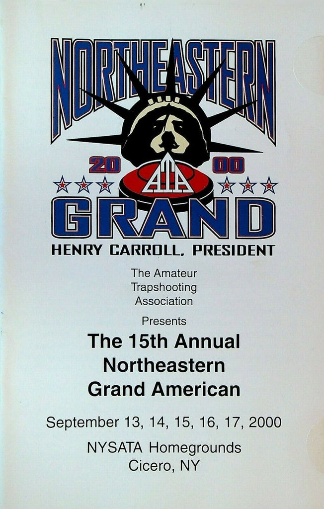 Northeastern Grand American Trapshooting Tournament Program 2000