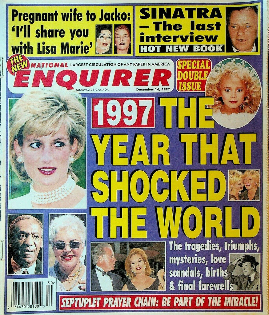 National Enquirer Magazine December 16 1997 Michael Jackson Frank Sinatra