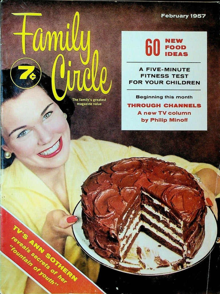 Family Circle Magazine February 1957 Frank Bennett George F Worts