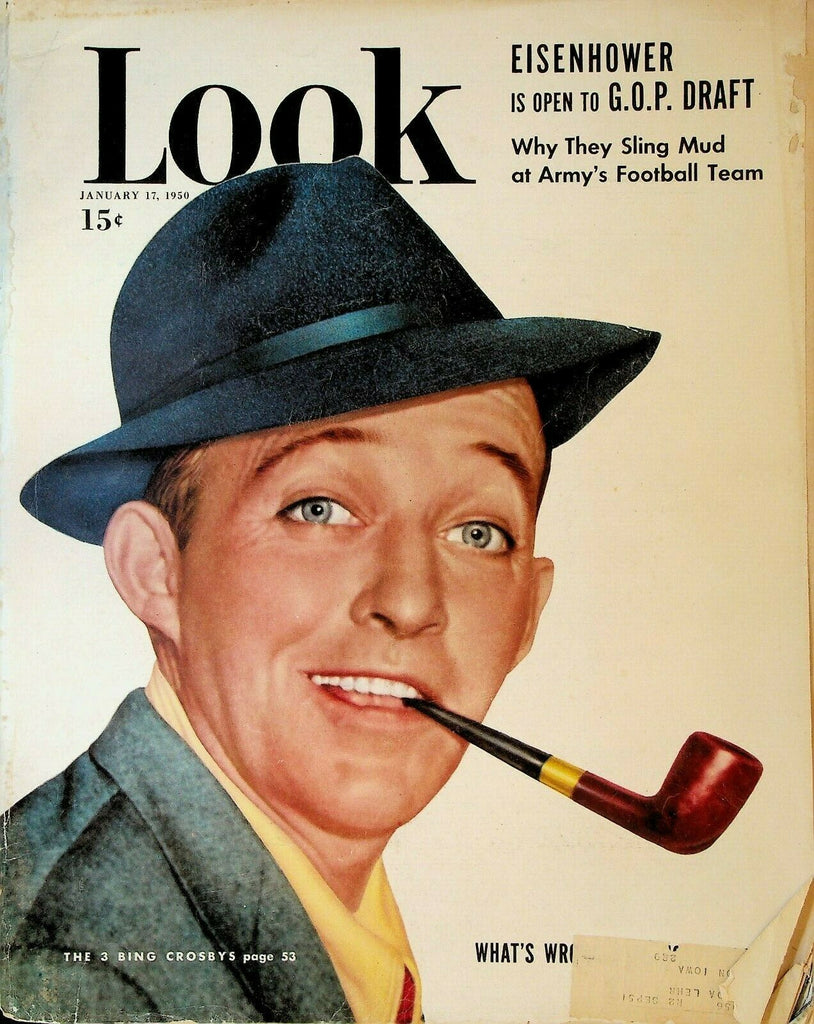 Look Magazine January 17 1950 Bing Crosby Susan Hayward Bob Hope