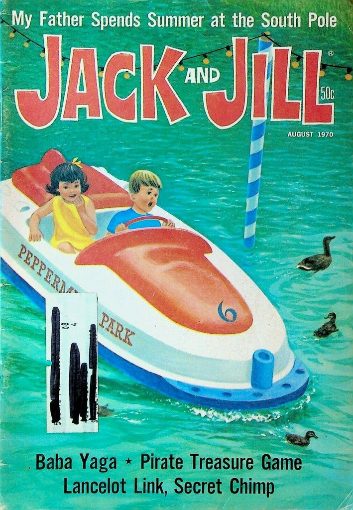 Jack & Jill Magazine August 1970 Lancelot Link South Pole Padre Island