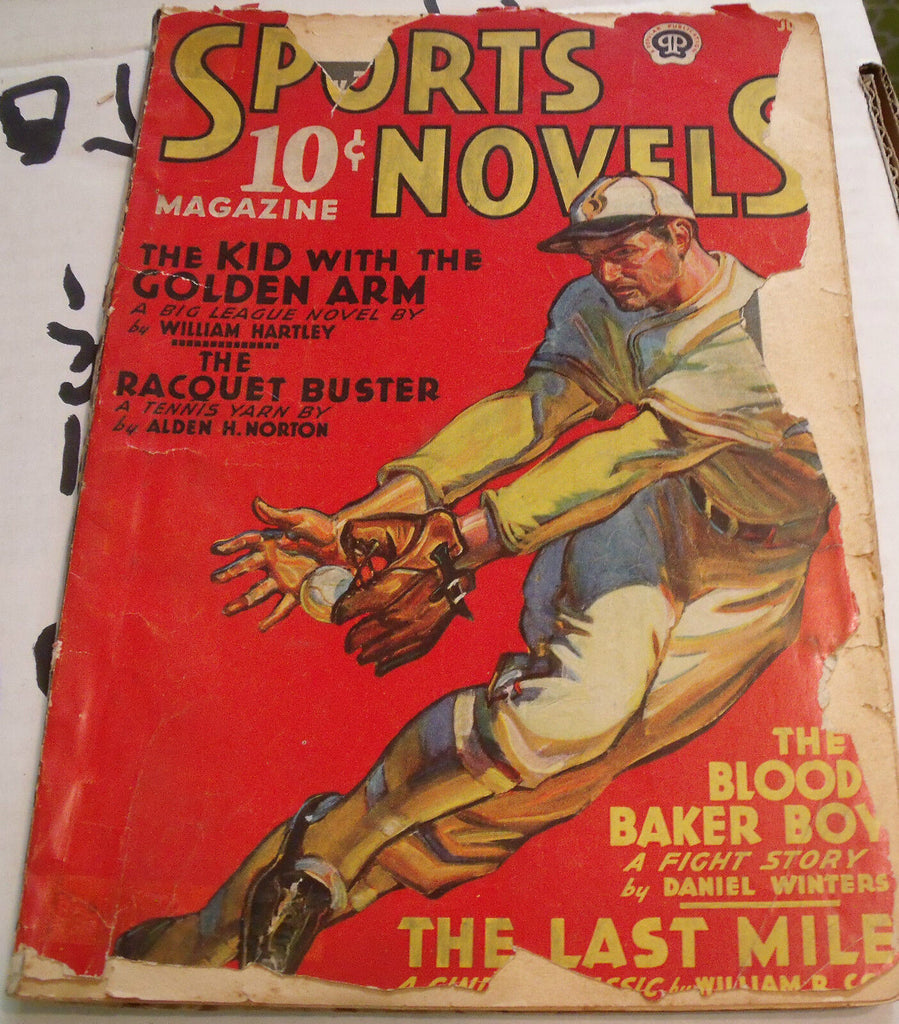Sports Novels Magazine Pulp June 1940 Baseball William Hartley, Daniel Winters