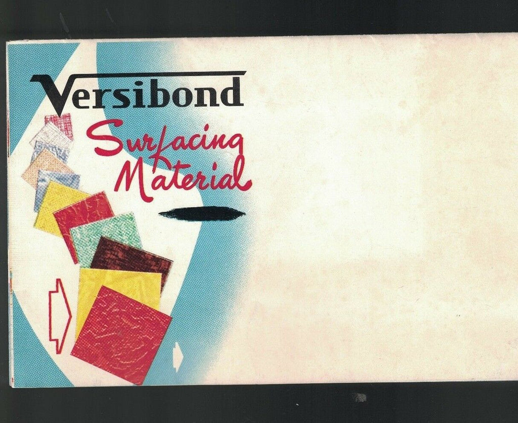 VERSIBOND Vintage brochure Ohio Rubber Company Willoughby Ohio