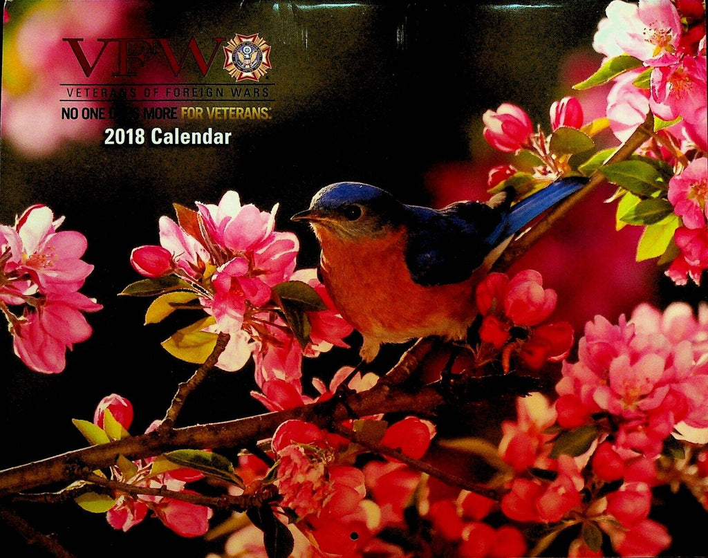 VFW Veterans of Foreign Wars Calendar 2018 Birds