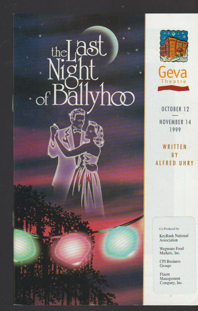 The Last Night of Ballyhoo Geva Theatre Program 1999