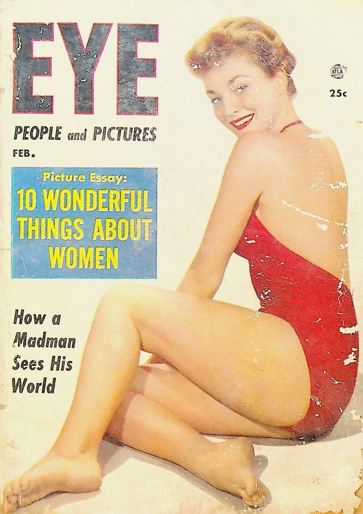 Eye Magazine February 1956 Venetia Stevenson Lili Lisande Volkswagen Pin-Ups