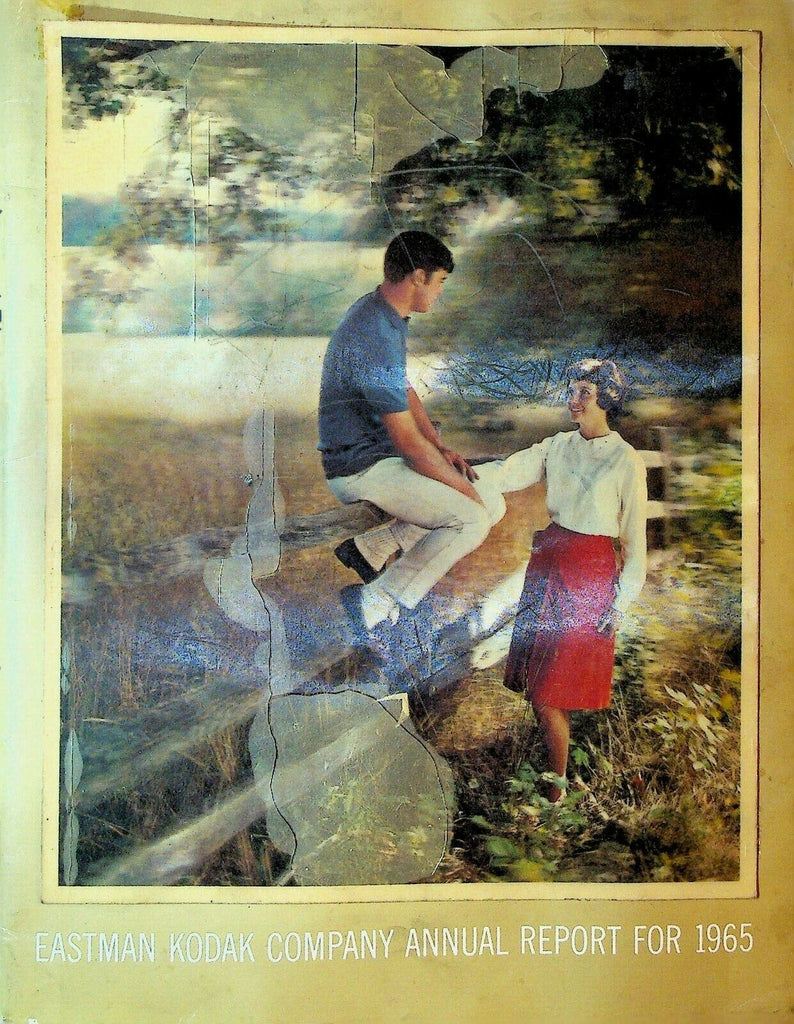 Eastman Kodak Co Annual Report 1965 Lenticular Cover