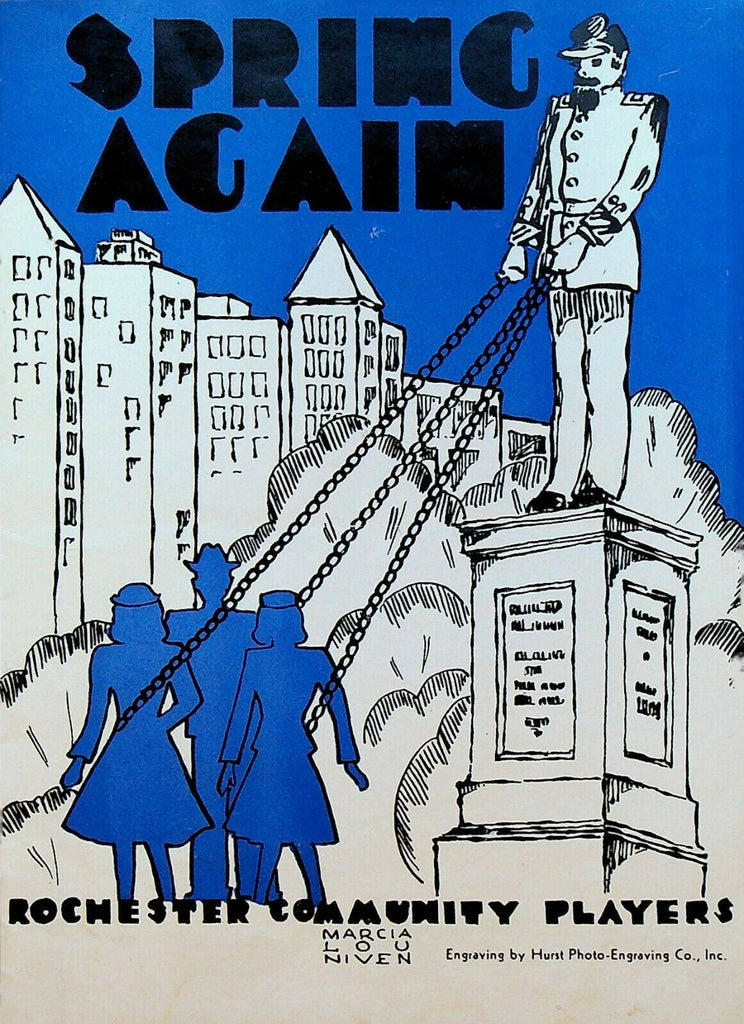 Spring Again Playbill Rochester NY Community Players January 1944