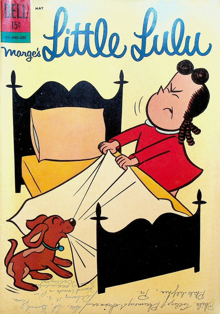 Marge's Little Lulu 163 Dell Comics 1962 Making Bed