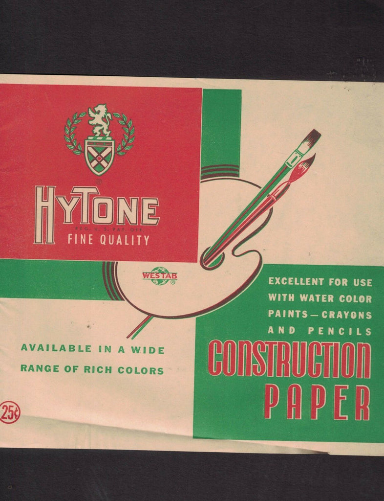 HyTone Fine Quality Construction Paper Unused w Abraham Lincoln & Witch