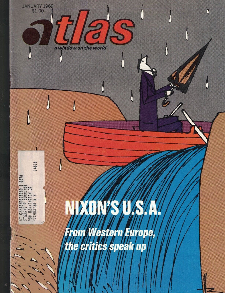 Atlas Magazine January 1969 Nixon's USA Red Army in the Rhineland