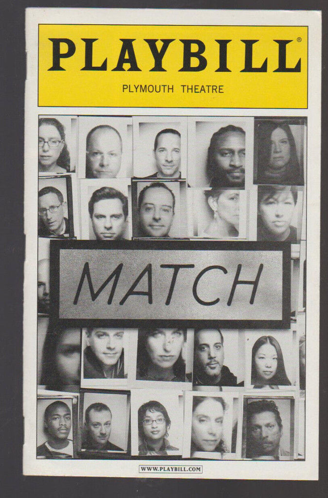 Match Playbill May 2004 Ray Liotta Frank Langella Jane Adams