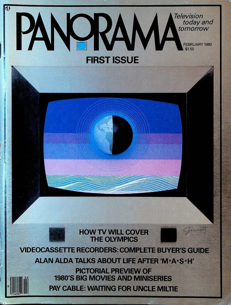 Panorama Magazine February 1980 Alan Alda FIRST ISSUE Carl Sagan Cosmos
