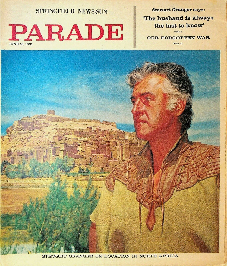 Springfield News-Sun Parade Magazine June 18 1961 Stewart Granger South Africa