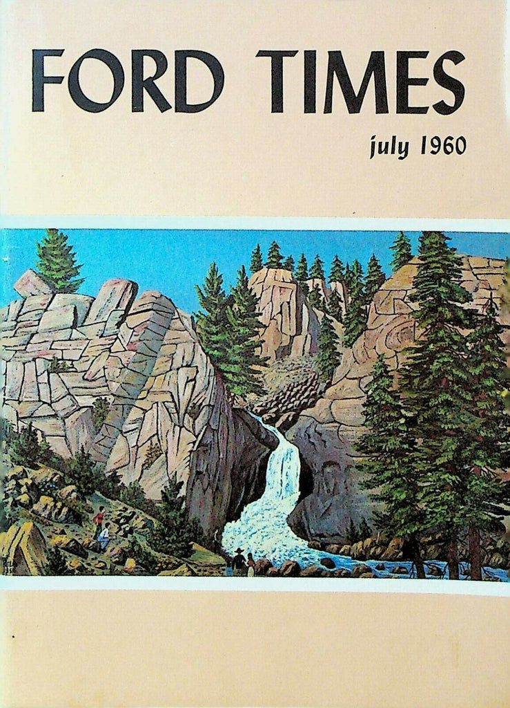 Ford Times July 1960 Windsor Locks Canal Maryland Ferryland Nebraska Big Game