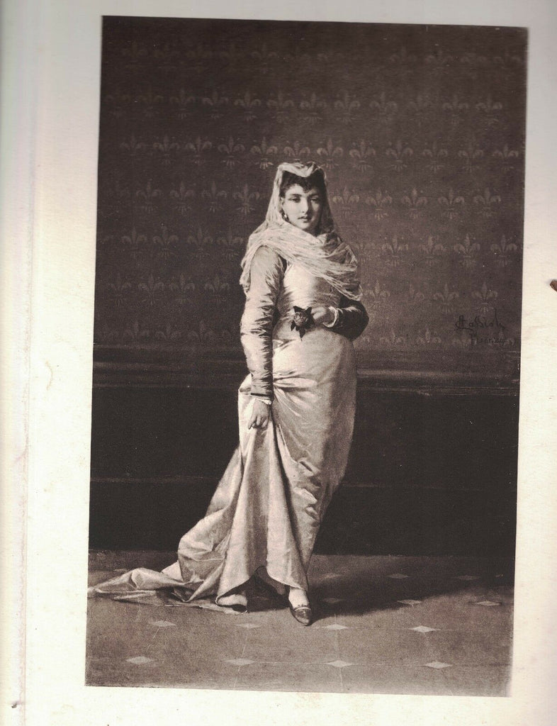 The Rose Woman 1880s Gebbie & Co Print