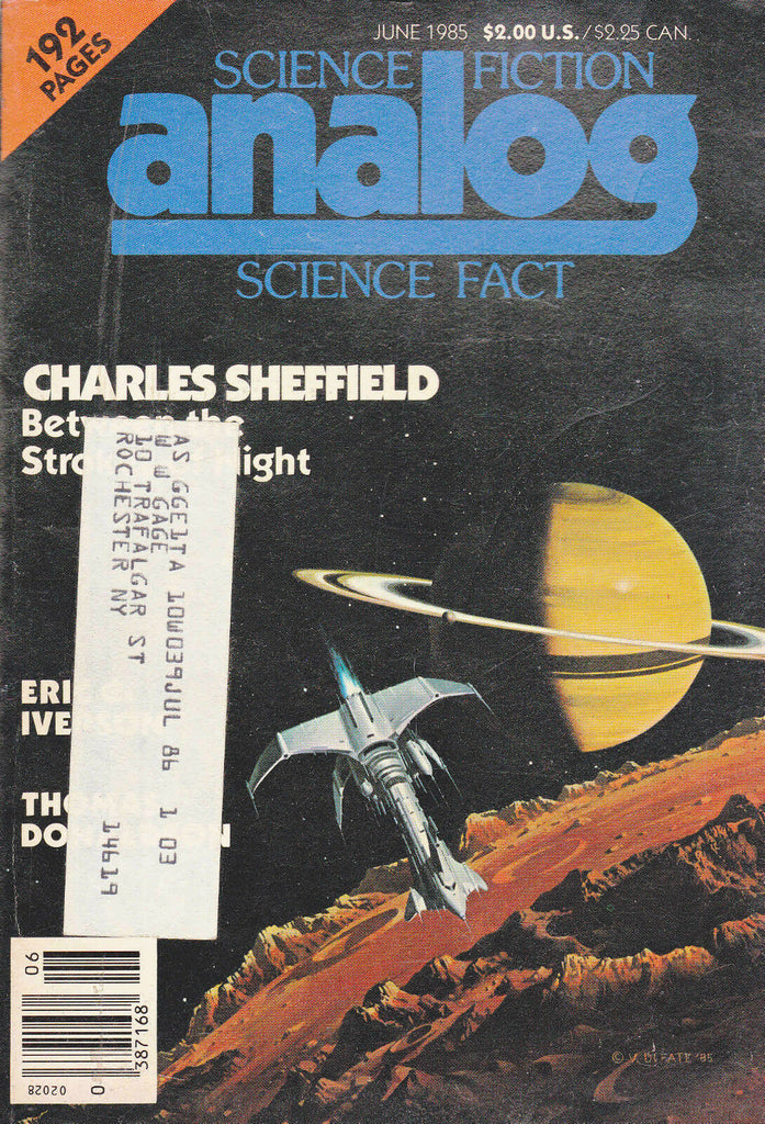 Analog Magazine Charles Sheffield Bill Johnson Eric Iverson June 1985
