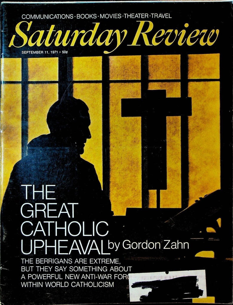 Saturday Review Magazine September 11 1971 Daniel & Philip Berrigan