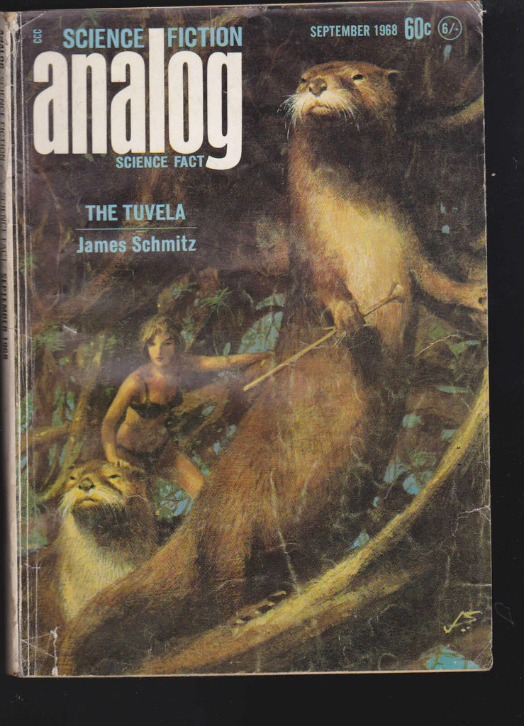 Analog Magazine September 1968 James Schmitz Peter E Abresch Harry Harrison