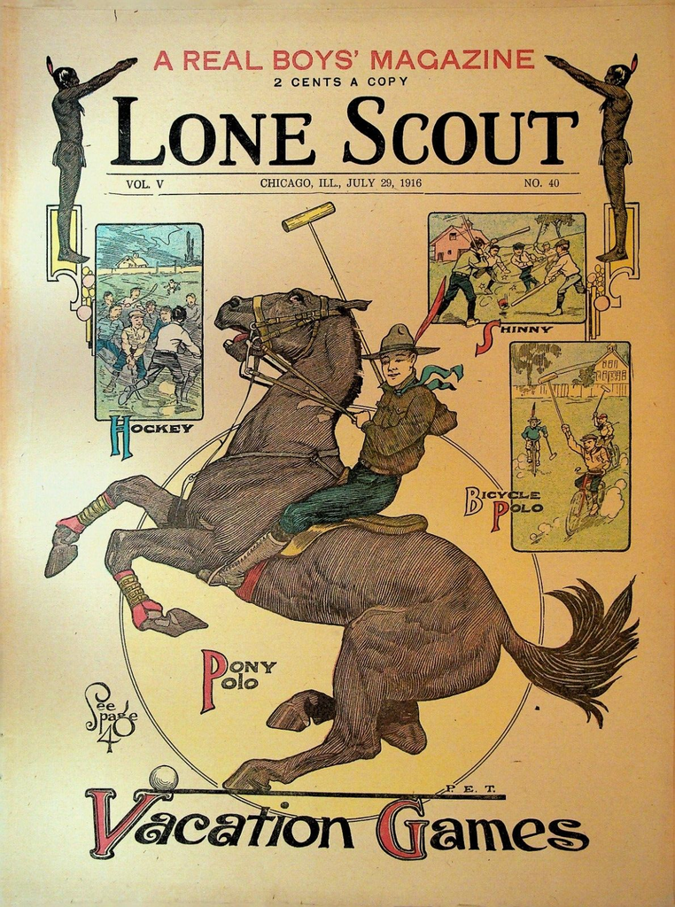 Lone Scout Magazine July 29 1916 Scouting Army Soldiers