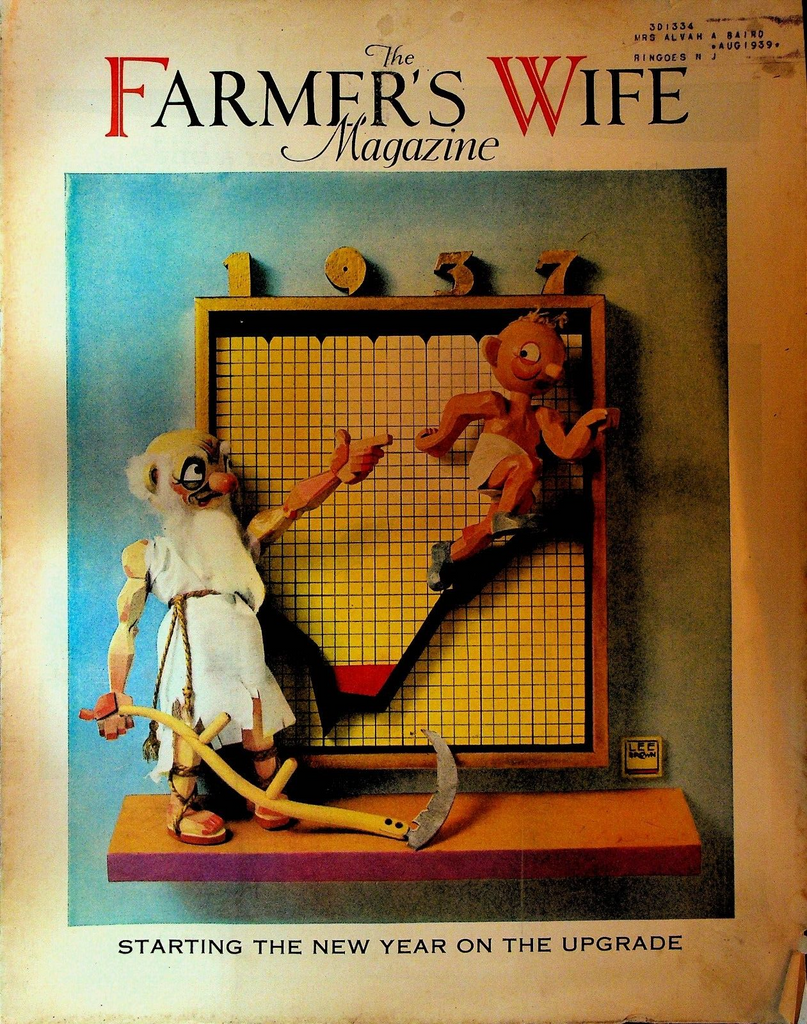 Farmer's Wife Magazine January 1937 Baby New Year's Lee Brown
