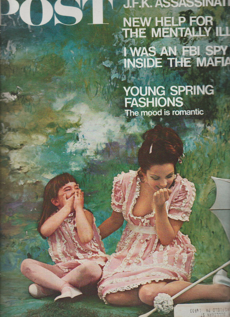 Saturday Evening Post April 6 1968 JFK Assassination Spaghetti Westerns
