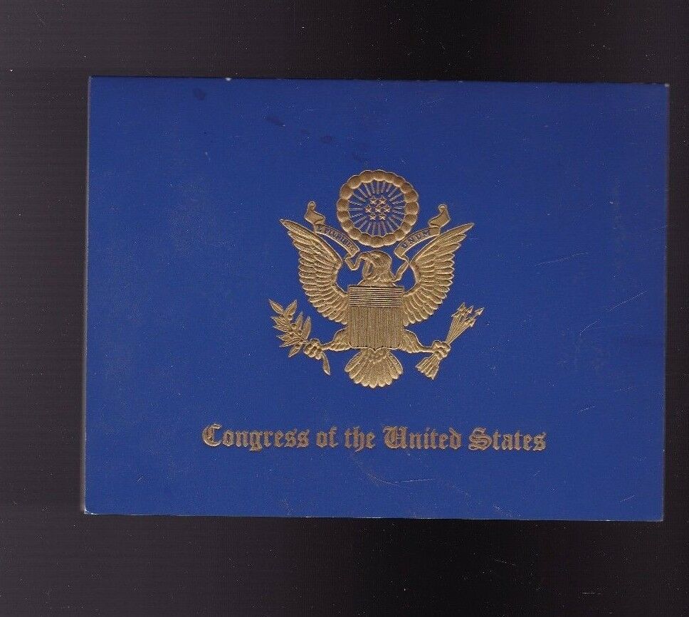 Fred J Eckert House of Representatives Christmas Card 1986 New York