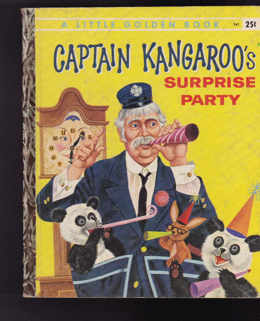 Captain Kangaroo's Surprise Party Little Golden Book 1st Print #341
