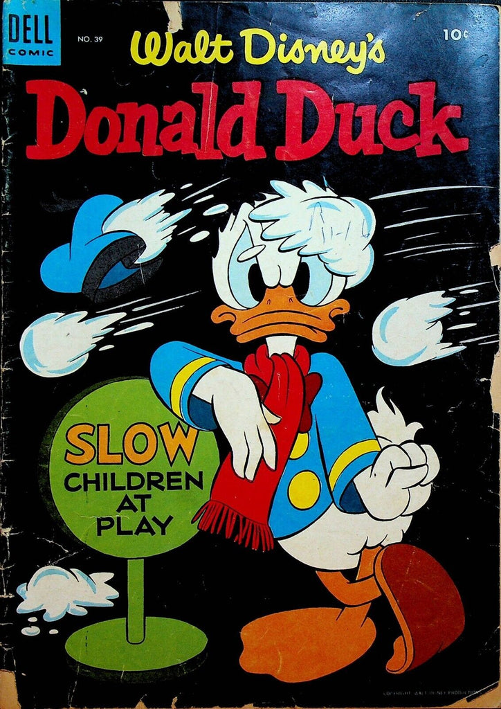 Donald Duck 39  Dell Comics 1955 Snowballs