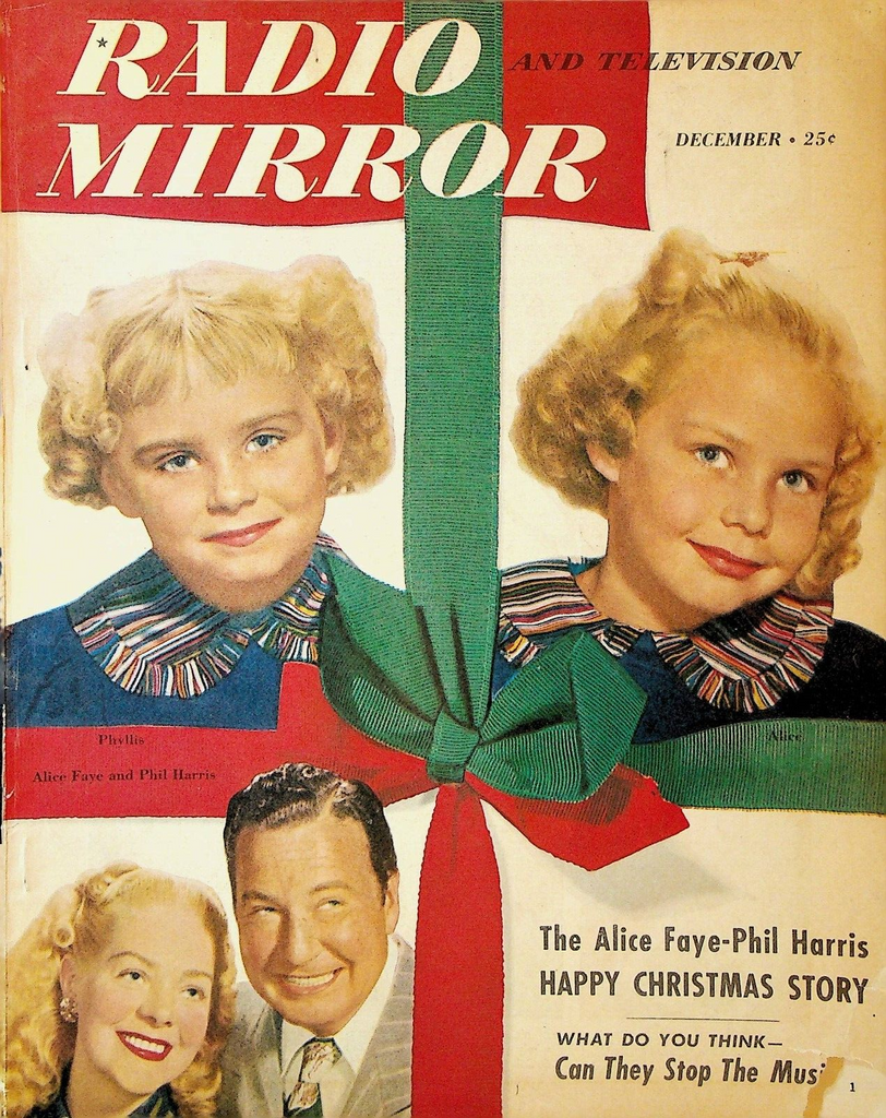 Radio & Television Mirror December 1949 Alice Faye Phil Harris Bob Hope