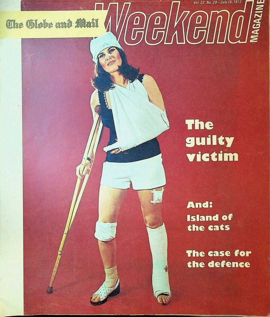 Globe & Mail Weekend Magazine July 15 1972 CFL Dr Walter Johnstone Williams