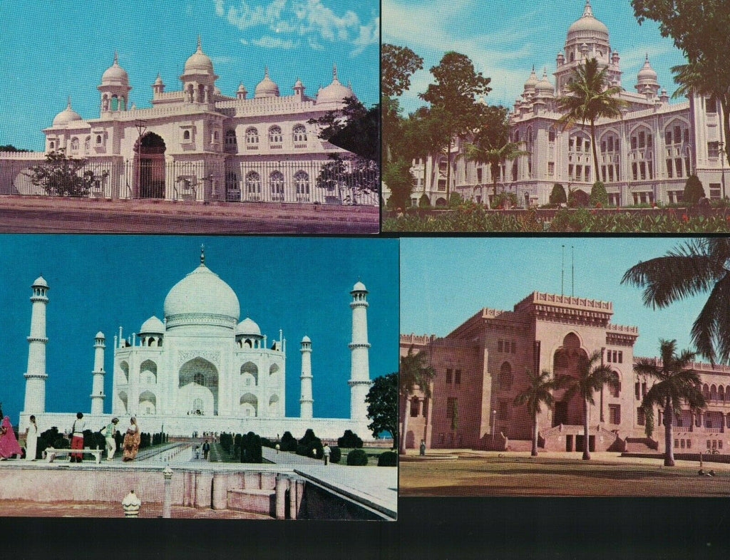 India Postcard Lot of 12 Photos of Hyderabad 1980s Commercial Book Depot